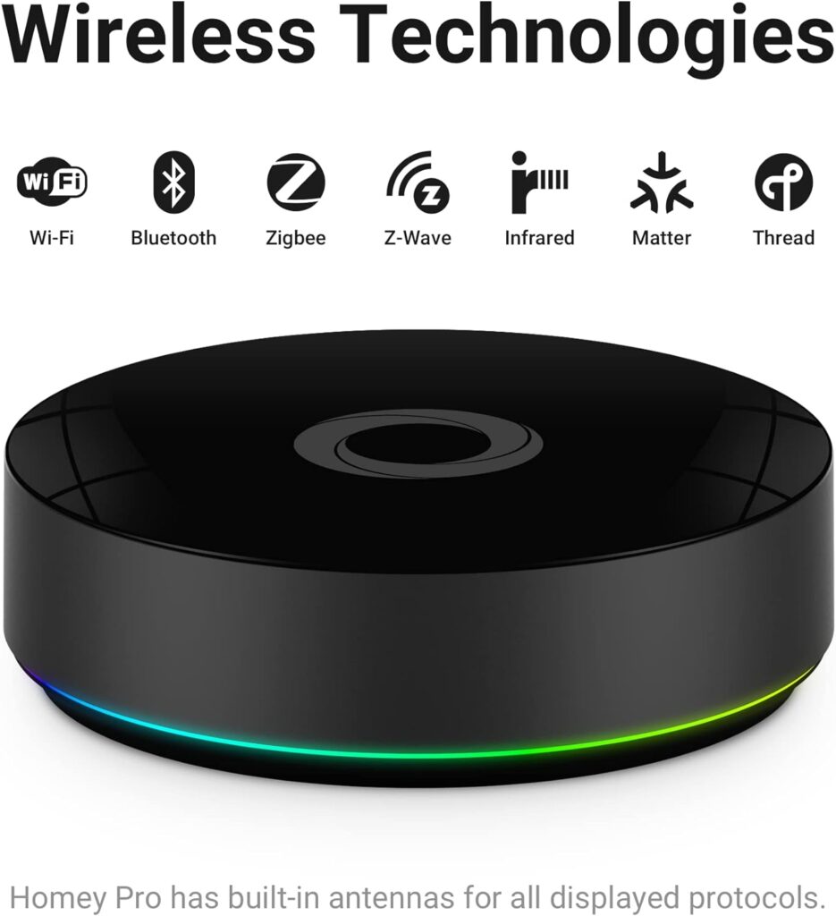 Pro (Early 2023) | Smart Home Hub for Home Automation – Features Z-Wave Plus, Zigbee, Wi-Fi, BLE, Infrared, Matter  Thread. Compatible with Siri, Alexa  Google Home.