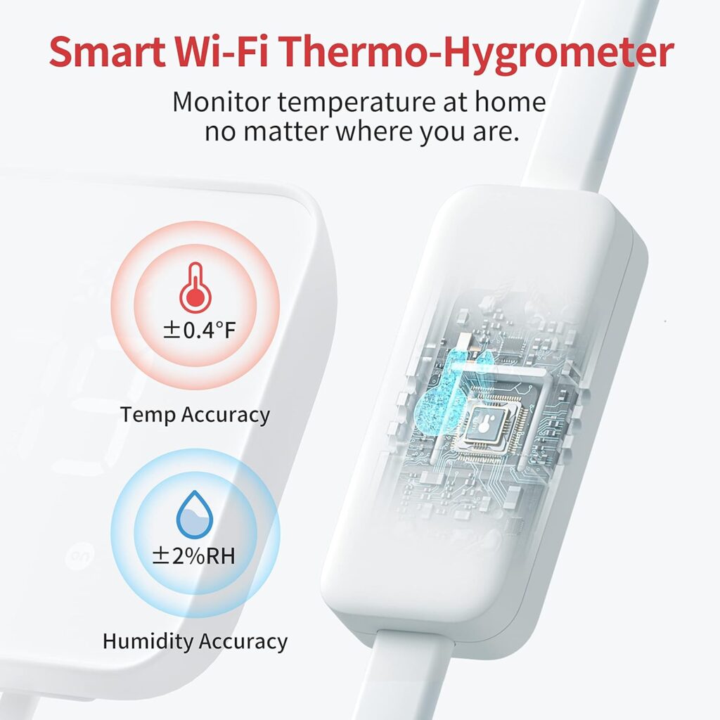 SwitchBot Hub 2 (2nd Gen), work as a WiFi Thermometer Hygrometer, IR Remote Control, Smart Remote and Light Sensor, Link SwitchBot to Wi-Fi (Support 2.4GHz), Compatible with AlexaGoogle Assistant