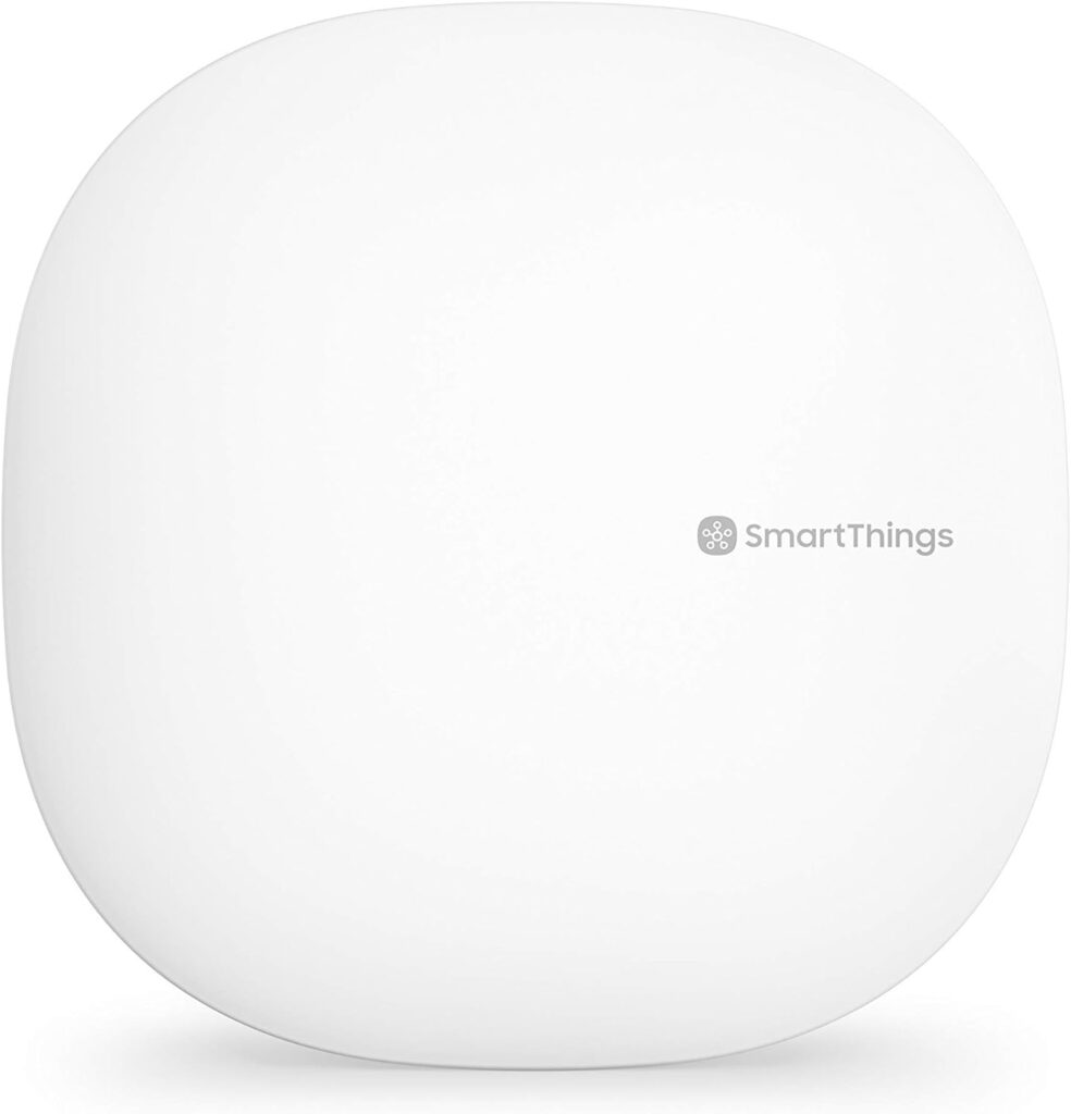 Samsung SmartThings Hub 3rd Generation [GP-U999SJVLGDA] Smart Home Automation Hub Home Monitoring Smart Devices - Alexa Google Home Compatible - White (Renewed)