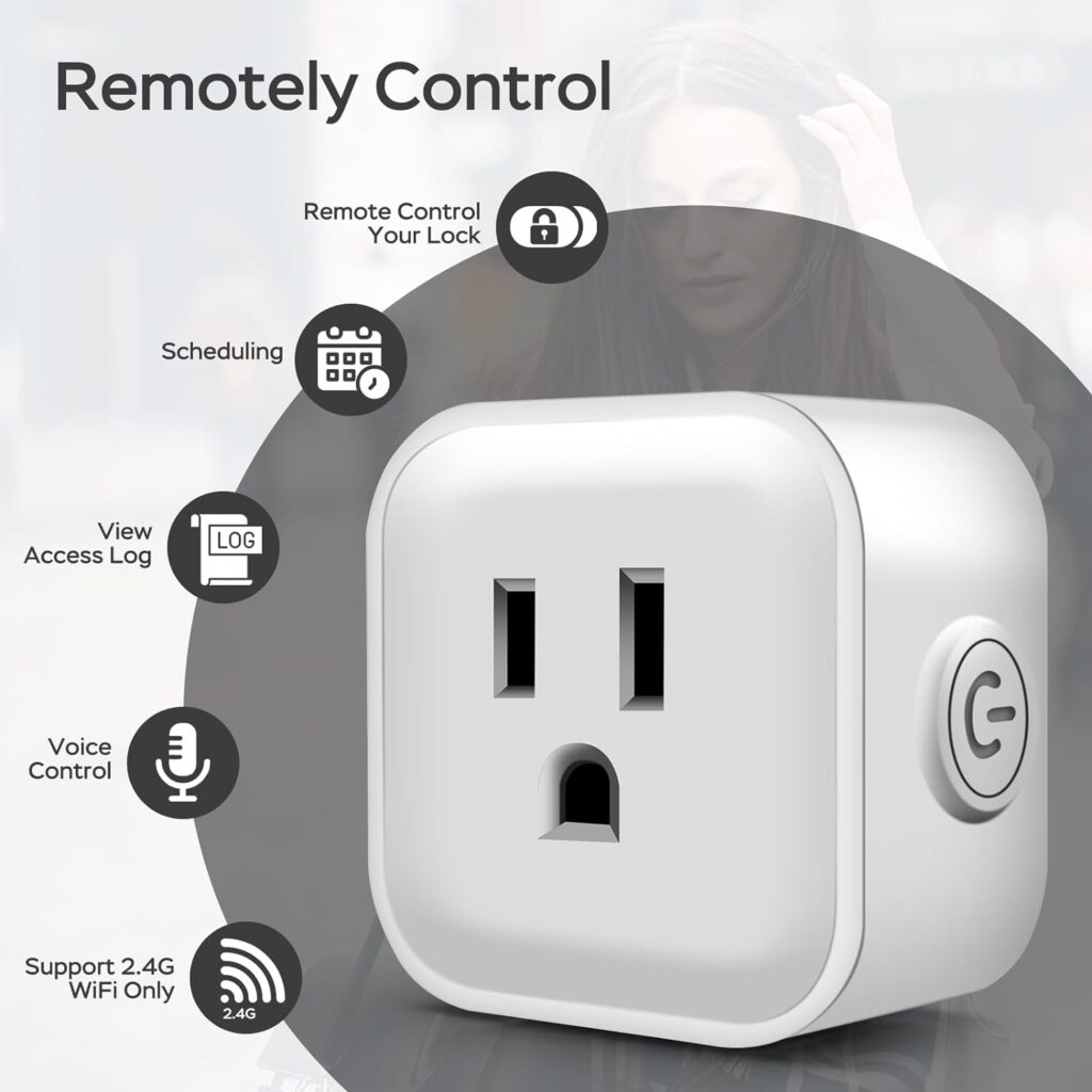 GeekTale G3 WiFi Gateway, Smart Lock Gateway Remote Control, Compatible with Alexa and Google Assistant