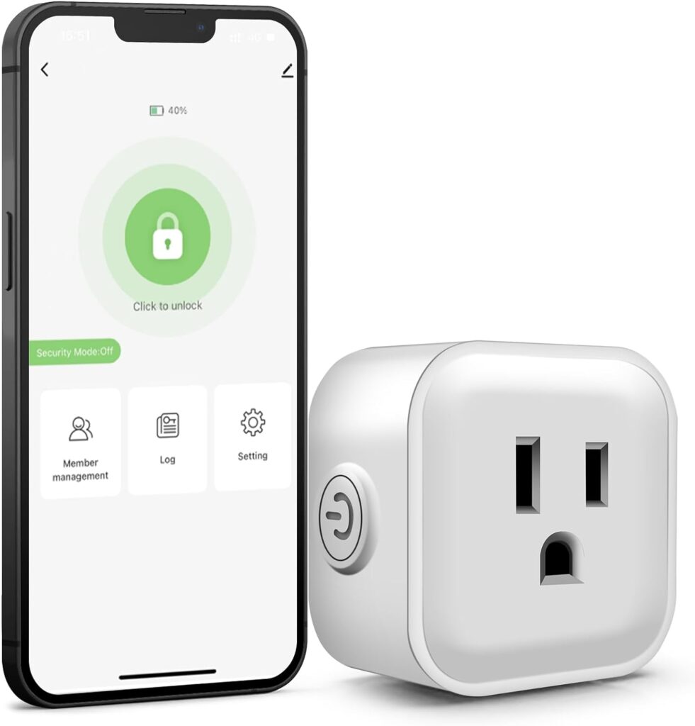 GeekTale G3 WiFi Gateway, Smart Lock Gateway Remote Control, Compatible with Alexa and Google Assistant